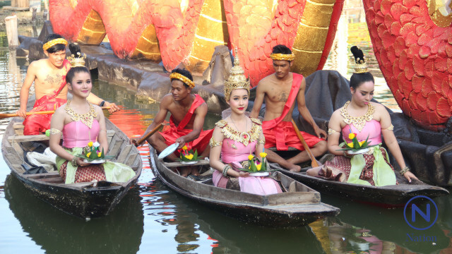 ปชช.ร่วมขอขมาพระแม่คงคา และขอพรพญานาค 7 เศียร ที่ "คำชะโนด บางกอก"