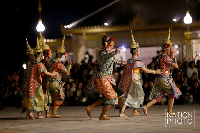 การแสดงโขนหน้าพระที่นั่งทรงธรรม เริ่มคืนนี้วันแรก