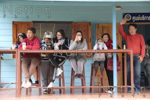 จิบกาแฟสด รับลมหนาว ที่ภูหินร่องกล้า
