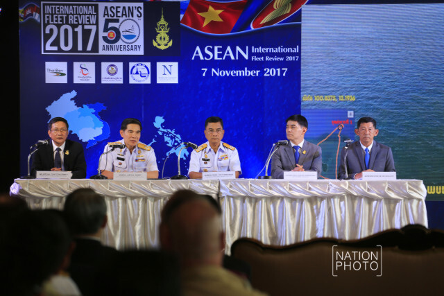 "มหกรรมทางเรือนานาชาติ" เนื่องในโอกาสครบรอบ 50 ปี การก่อตั้งอาเซียน