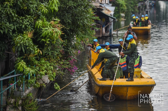 รวมพลจิตอาสาพัฒนาคลองเปรมประชากร ทำความสะอาดวัดเสมียนนารี