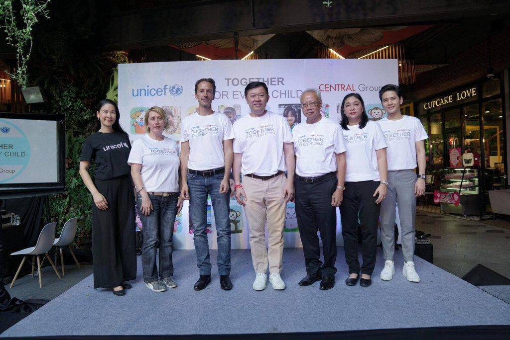 กลุ่มเซ็นทรัลจับมือยูนิเซฟเดินหน้ารณรงค์ด้านการพัฒนาเด็กปฐมวัย
