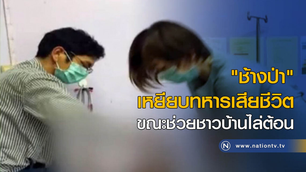"ช้างป่า" เหยียบทหารเสียชีวิต "ช้างป่า" เหยียบทหารเสียชีวิต