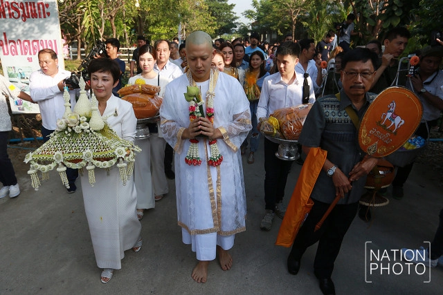 บวชพระหมาก "ฉายาสุธัมโม"