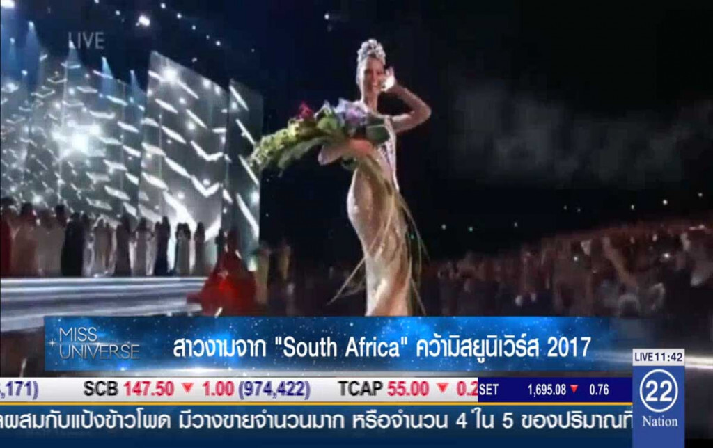 สาวงามจาก "South Africa" คว้ามิสยูนิเวิร์ส 2017 สาวงามจาก "South Africa" คว้ามิสยูนิเวิร์ส 2017