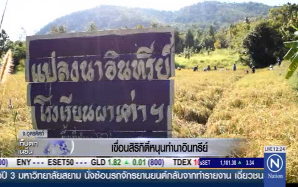 เขื่อนสิริกิติ์ หนุนทำนาอินทรีย์ เขื่อนสิริกิติ์ หนุนทำนาอินทรีย์