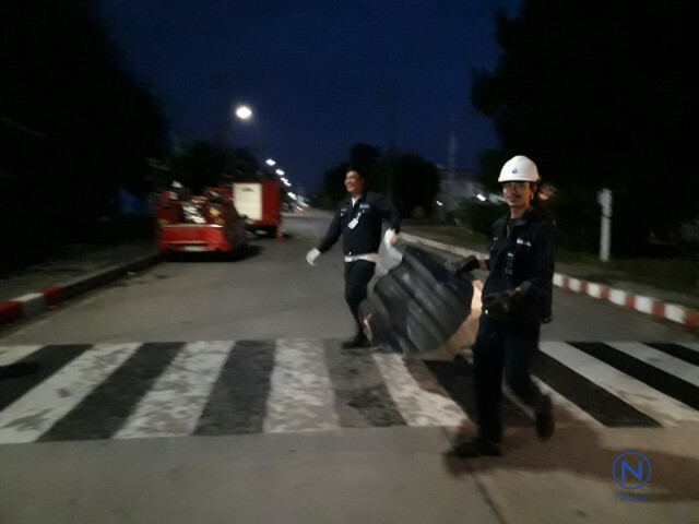 ระทึก!! รถน้ำมันระเบิดไฟลุกวอด ในนิคมฯอมตะนคร จ.ชลบุรี