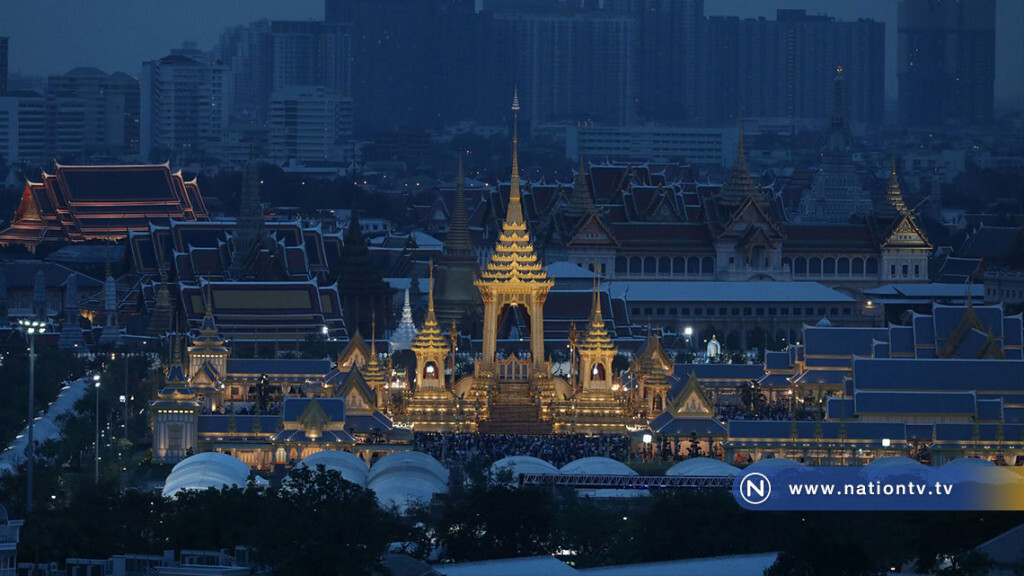 งดงาม! (ภาพมุมสูง)ภูมิทัศน์หน้าพระเมรุมาศ งดงาม! (ภาพมุมสูง)ภูมิทัศน์หน้าพระเมรุมาศ