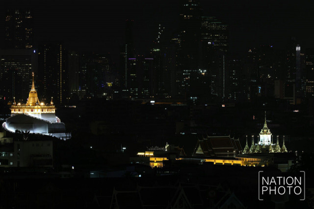 (ภาพชุด) แสงยามค่ำ รอบเกาะรัตนโกสินทร์