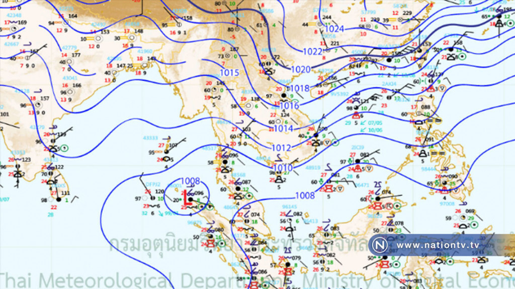 "กรมอุตุฯ" เผย ภาคใต้มีปริมาณฝนลดลง "กรมอุตุฯ" เผย ภาคใต้มีปริมาณฝนลดลง