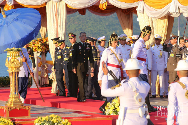 สมเด็จพระเจ้าอยู่หัวเสด็จฯทรงเปิดโครงการอ่างเก็บน้ำนฤบดินทรจินดา