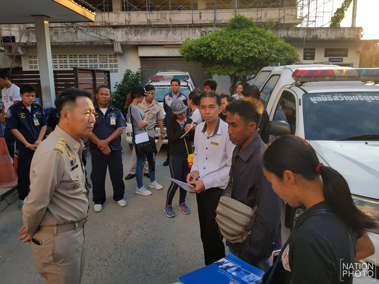 นายอำเภอบางละมุง มอบเงินช่วยเหลือเหยื่อชนดะ กลางเมืองพัทยา