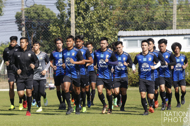(ภาพชุด) ขณะซ้อมของช้างศึก U23