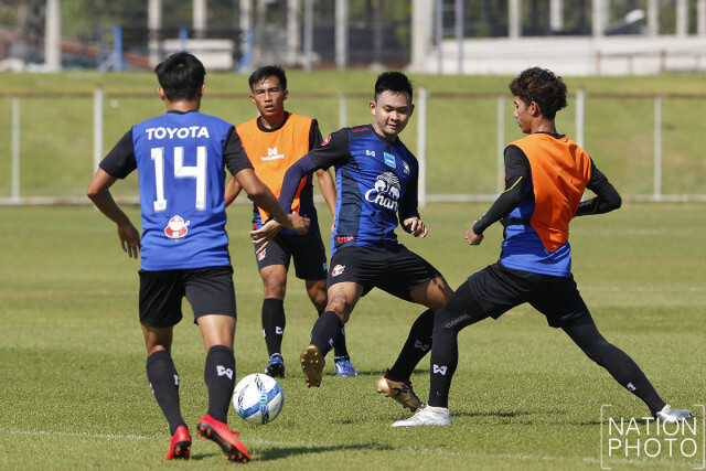 (ภาพชุด) ขณะซ้อมของช้างศึก U23