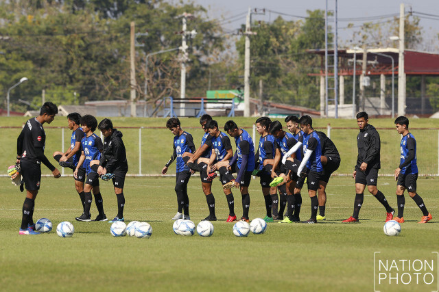 (ภาพชุด) ขณะซ้อมของช้างศึก U23