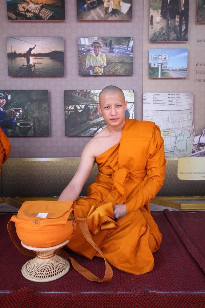 "ขุน" ชานนท์ บวชทดแทนบุญบุพการี ได้ฉายาทางธรรมว่า "สุขนันโท"