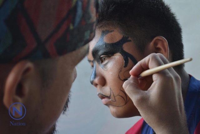 ศิลปะการแต่งหน้า "การแสดงเองกอ"