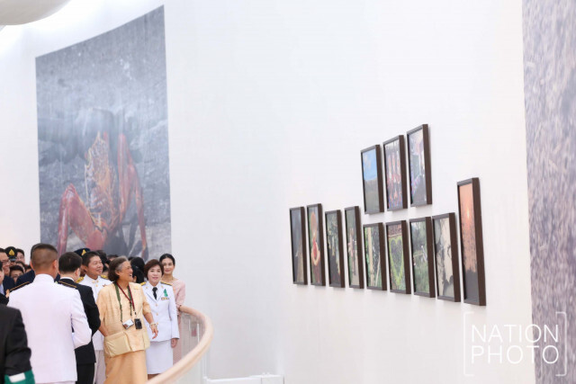 สมเด็จพระเทพฯ เสด็จทรงเปิดนิทรรศการภาพถ่ายฝีพระหัตถ์ ประจำปี 2560 "กาวยประภา"
