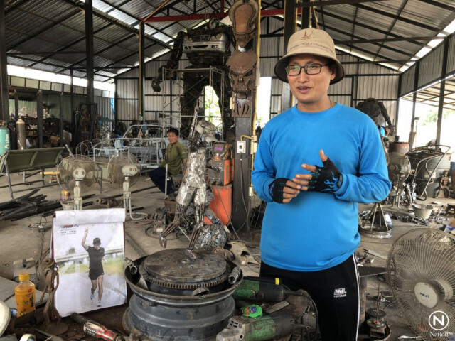 สร้างหุ่นเหล็กรูป "ตูน บอดี้แสลม"