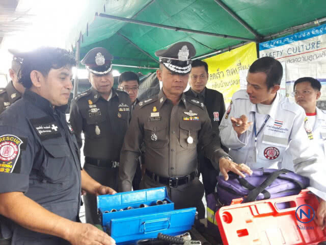 ตำรวจประเวศจัดโครงการลดอุบัติเหตุช่วงปีใหม่