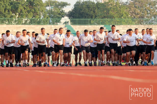 การทดสอบสมรรถภาพร่างกาย ผบ.หน่วยระดับกองพัน