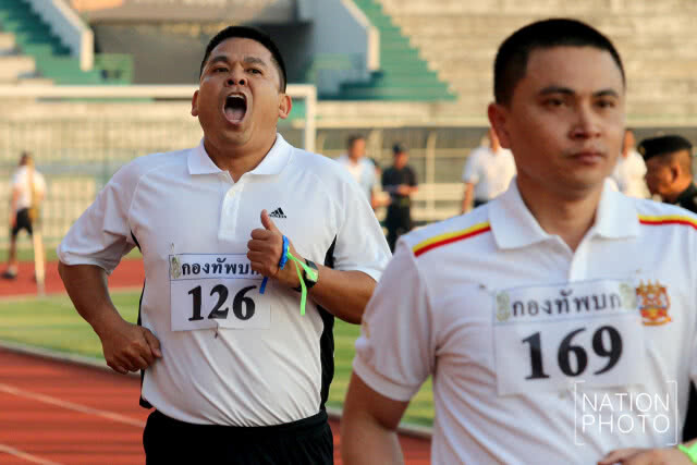 การทดสอบสมรรถภาพร่างกาย ผบ.หน่วยระดับกองพัน
