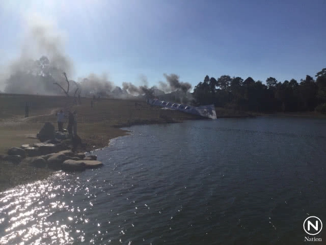 อช.จำลองเครื่องบินตกเขาใหญ่ ซ้อมดูแลความปลอดภัยปีใหม่