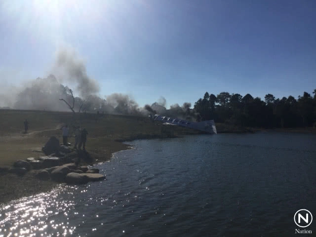 อช.จำลองเครื่องบินตกเขาใหญ่ ซ้อมดูแลความปลอดภัยปีใหม่