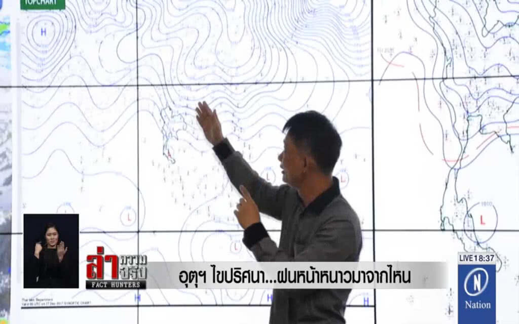 อุตุฯ ไขปริศนา...ฝนหน้าหนาวมาจากไหน