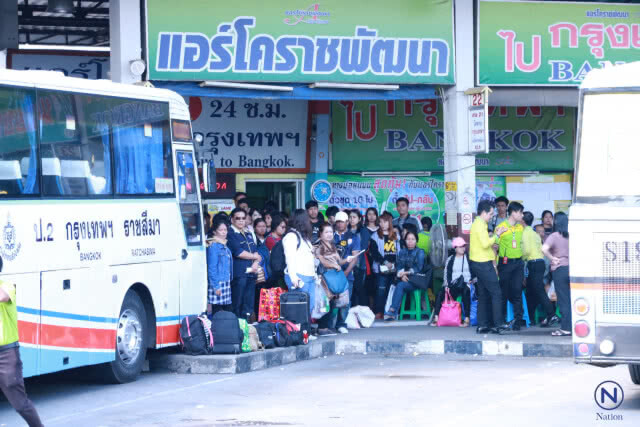 เริ่มเข้ากรุง บขส.โคราช คนแน่น!