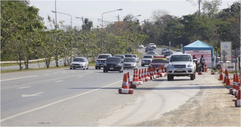 ตร.ทางหลวงปราจีนบุรีปรับเส้นทางเดินทางกลับกรุง