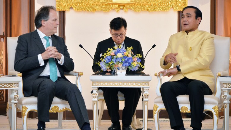 สานสัมพันธ์ไทย-อังกฤษ "รมช.ตปท.สหราชอาณาจักร" เข้าพบ นายกตู่