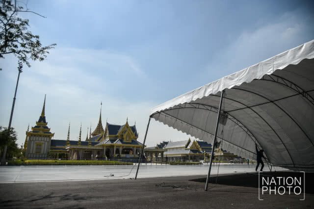 รื้อถอนเต็นท์เข้าชมนิทรรศการพระเมรุมาศฯ เสร็จสิ้น ก่อนบวงสรวงรื้อถอน 11 ม.ค. นี้