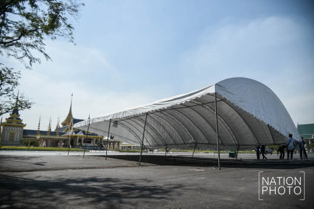 รื้อถอนเต็นท์เข้าชมนิทรรศการพระเมรุมาศฯ เสร็จสิ้น ก่อนบวงสรวงรื้อถอน 11 ม.ค. นี้