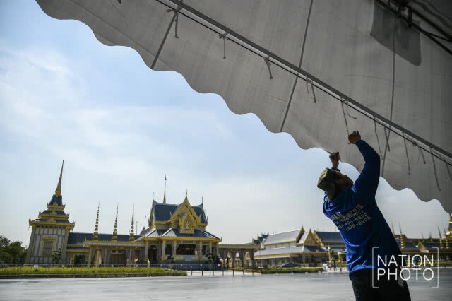 รื้อถอนเต็นท์เข้าชมนิทรรศการพระเมรุมาศฯ เสร็จสิ้น ก่อนบวงสรวงรื้อถอน 11 ม.ค. นี้