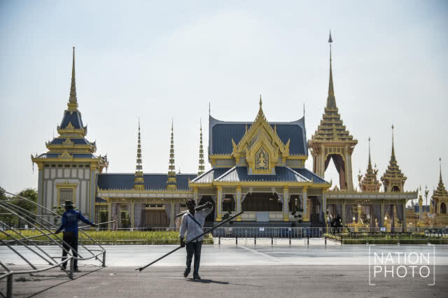 รื้อถอนเต็นท์เข้าชมนิทรรศการพระเมรุมาศฯ เสร็จสิ้น ก่อนบวงสรวงรื้อถอน 11 ม.ค. นี้