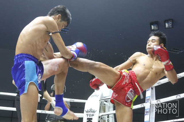 บุญเพ็ง สามชัยวิเศษสุข ชนะน็อค แสนสอง ศิษย์ ต "ศึกวันทรงชัย แชมป์มวยไทย"