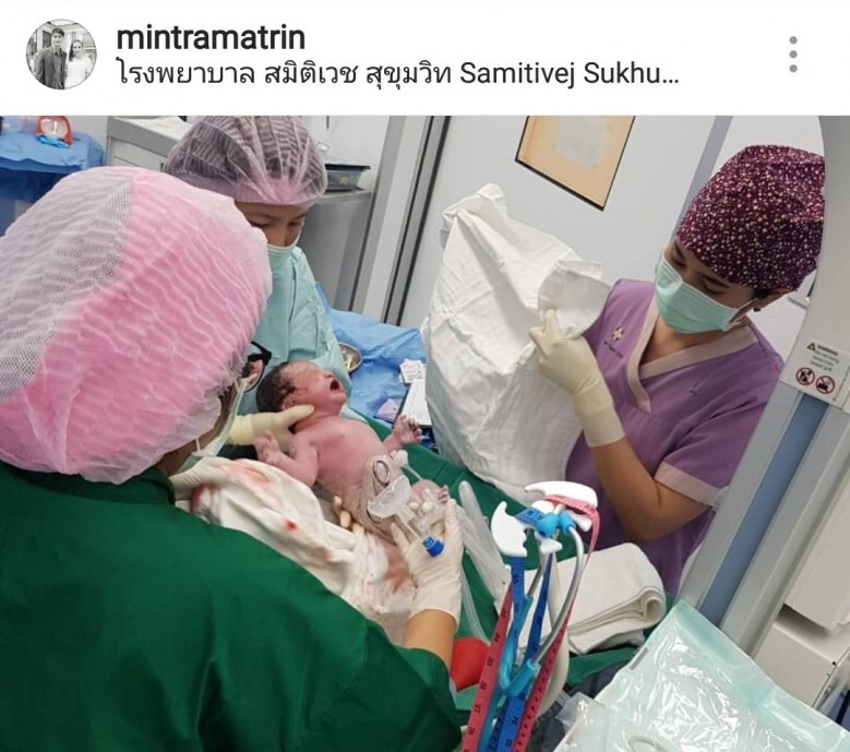 "น้ำ-รพีภัทร" แฮปปี้! ภรรยาคลอดลูกสาว