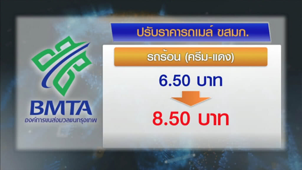 "ขสมก." เคาะแล้ว ขอขึ้นค่ารถเมล์ 2 บาท