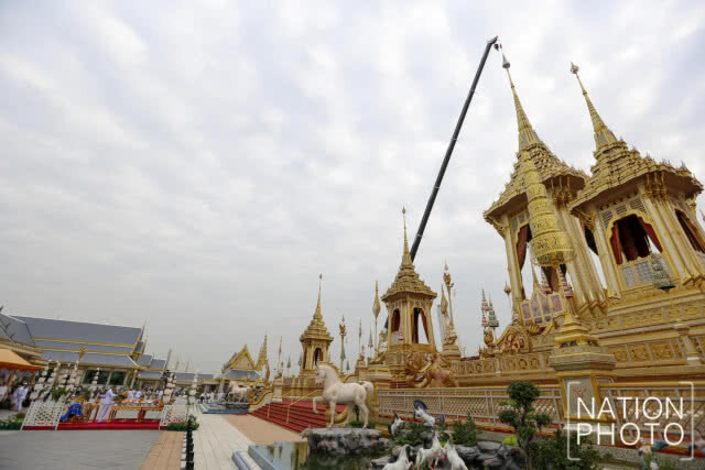 พิธีบวงสรวง การรื้อถอนพระเมรุมาศ