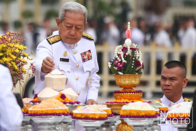 พิธีบวงสรวง การรื้อถอนพระเมรุมาศ