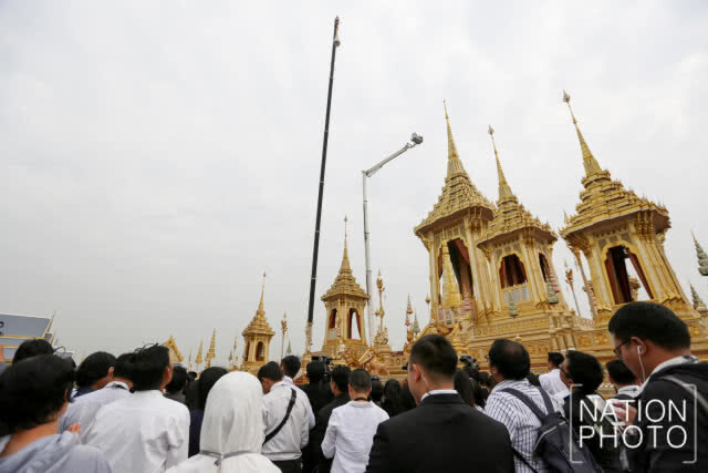 พิธีบวงสรวง การรื้อถอนพระเมรุมาศ