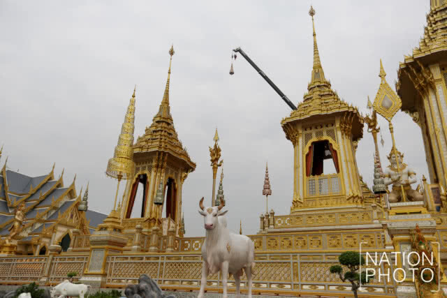 พิธีบวงสรวง การรื้อถอนพระเมรุมาศ