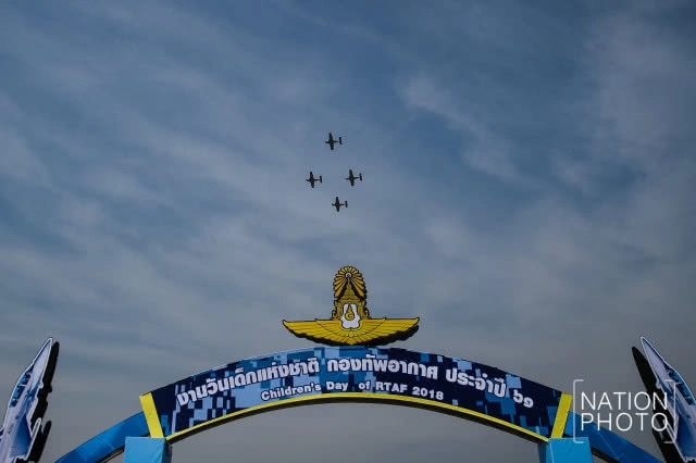 วันเด็ก 2561 กองบิน 6 ดอนเมืองคึกคัก สานฝันเด็กไทยรักการบิน