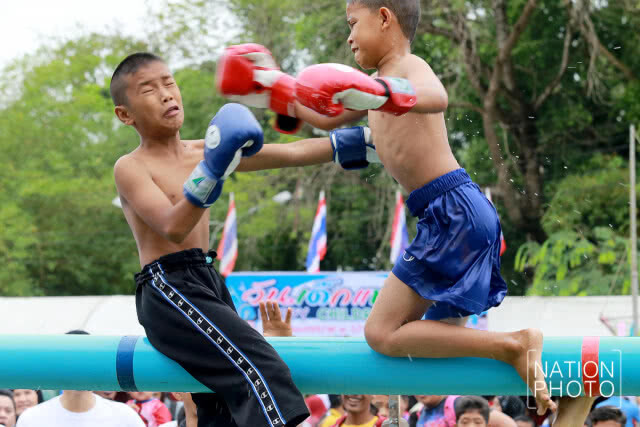 เด็กๆยะลา ขึ้นประลองฝีมือ "มวยทะเล" ในกิจกรรมวันเด็ก