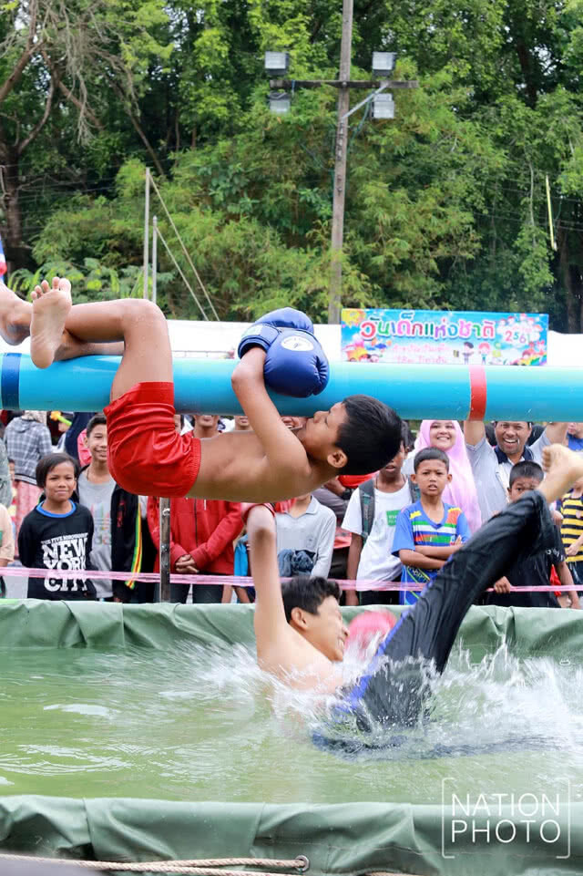 เด็กๆยะลา ขึ้นประลองฝีมือ "มวยทะเล" ในกิจกรรมวันเด็ก