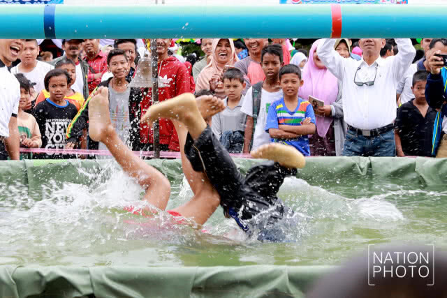 เด็กๆยะลา ขึ้นประลองฝีมือ "มวยทะเล" ในกิจกรรมวันเด็ก