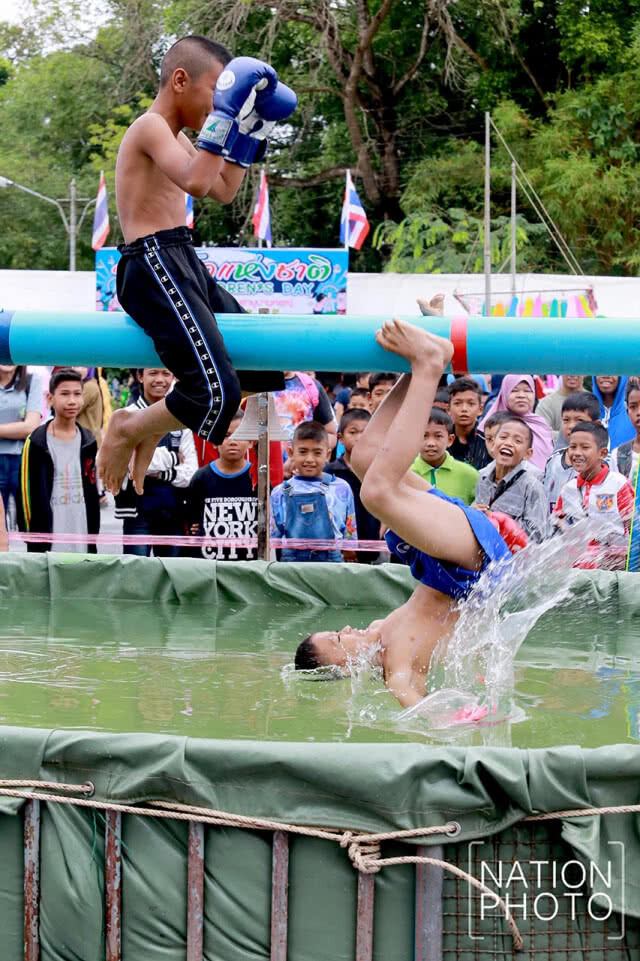 เด็กๆยะลา ขึ้นประลองฝีมือ "มวยทะเล" ในกิจกรรมวันเด็ก