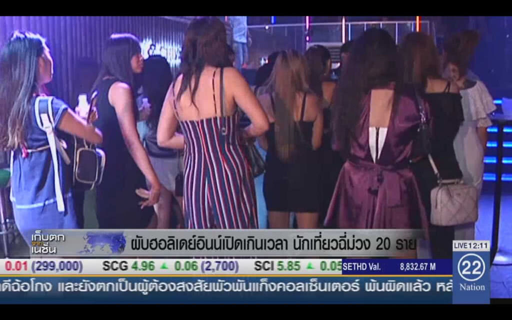 ผับฮอลิเดย์อินน์ นักท่องเที่ยวฉี่ม่วง 20 ราย ผับฮอลิเดย์อินน์ นักท่องเที่ยวฉี่ม่วง 20 ราย