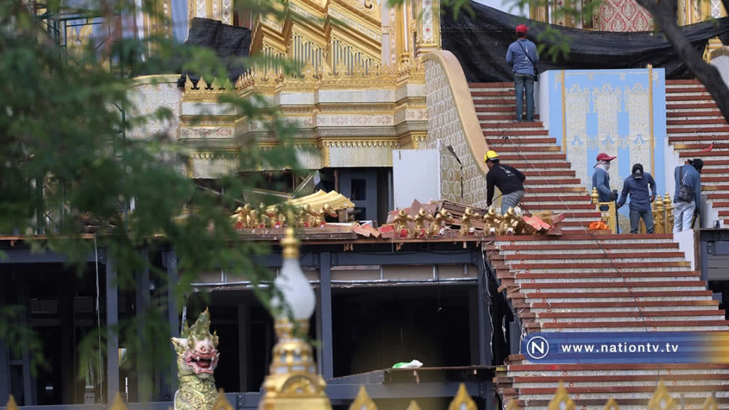 เจ้าหน้าที่รื้อถอนพระเมรุมาศ-อาคารประกอบพระเมรุมาศ